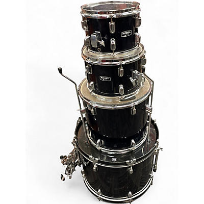 Used Mapex 4 Piece REBEL 4 PIECE DRUM KIT Black Drum Kit