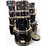 Used Mapex 4 Piece REBEL Black Drum Kit Black