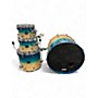 Used Mapex 4 Piece SATURN AQUA FADE Drum Kit AQUA FADE