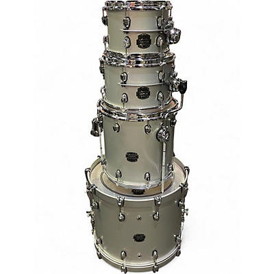 Used Mapex 4 Piece Saturn Evolution Birch Iridium Silver Drum Kit