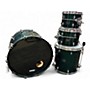 Used Mapex 4 Piece Saturn Evolution Rock Maple Emerald Green Drum Kit Emerald Green