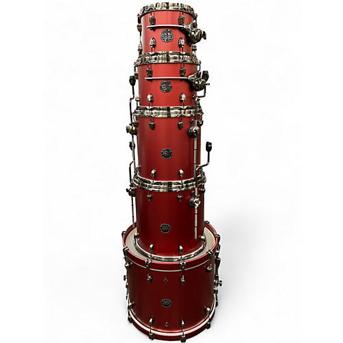 Used Mapex 4 Piece Saturn Evolution Workhorse Tuscan Red Drum Kit Tuscan Red