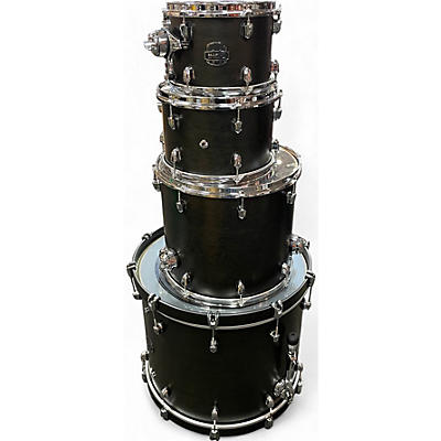 Used Mapex 4 Piece Saturn IV Studioease Satin Black Drum Kit