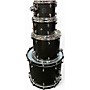 Used Mapex 4 Piece Saturn IV Studioease Satin Black Drum Kit Satin Black