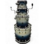 Used Mapex 4 Piece Saturn Teal Blue Fade Drum Kit Teal Blue Fade
