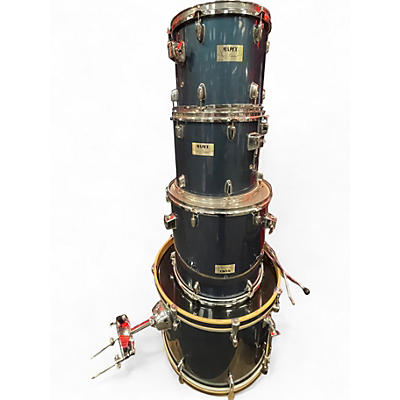 Used Mapex 4 Piece V SERIES BLUE Drum Kit