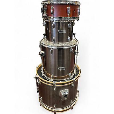 Used Mapex 4 Piece V Series Chrome Silver Drum Kit