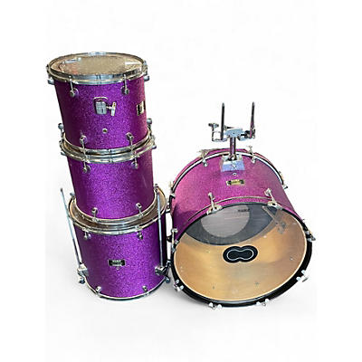 Used Mapex 4 Piece VENUS SERIES purple Drum Kit