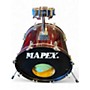Used Mapex 4 Piece Venus Red Drum Kit Red