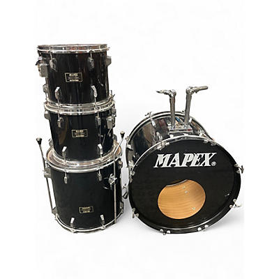 Used Mapex 4 Piece Venus Series Black Drum Kit