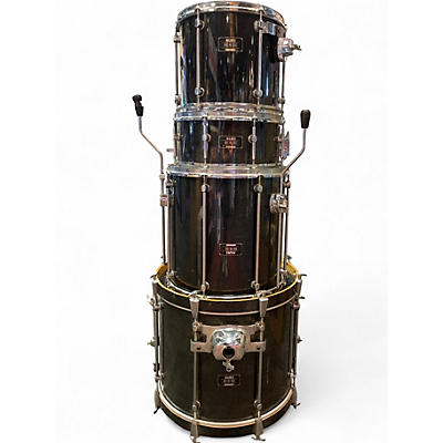 Used Mapex 4 Piece drum kit Black Drum Kit