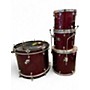 Used Mapex 4 Piece venus Candy Apple Red Drum Kit Candy Apple Red