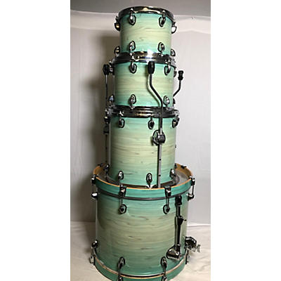 Mapex Used Mapex 4 piece ARMORY AQUA MARINE GLOSS Drum Kit