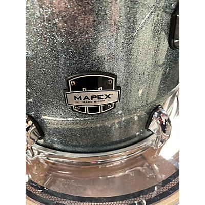 Used Mapex 4 piece Mars Birch Metallic Blue Drum Kit