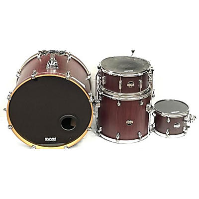 Used Mapex 4 piece Mars Cherry Stain Drum Kit