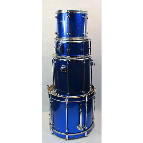 Mapex Used Mapex 4 piece Mars Pro Sparkle Blue Drum Kit Sparkle Blue