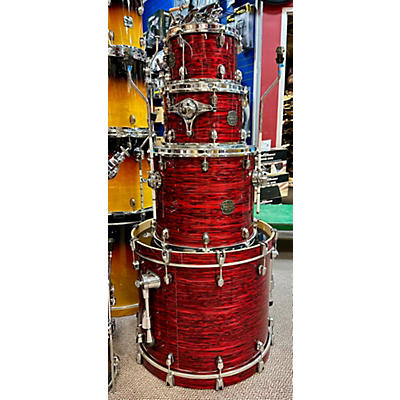 Mapex Used Mapex 4 piece Saturn V Red Strata Pearl Drum Kit