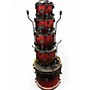 Used Mapex 5 Piece ARMORY Red to Black Fade Drum Kit Red to Black Fade