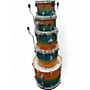 Used Mapex 5 Piece Armory Ocean Burst Drum Kit Ocean Burst