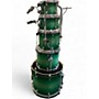 Used Mapex 5 Piece Armory Series Emerald Burst Drum Kit Emerald Burst