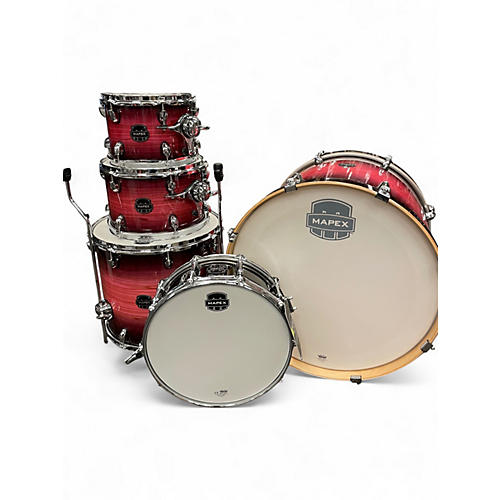Used Mapex 5 Piece Armory Tanzanite Burst Drum Kit Tanzanite Burst