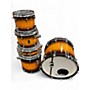 Used Mapex 5 Piece Black Panther Velvatone 2 Tone Sunburst Drum Kit 2 Tone Sunburst