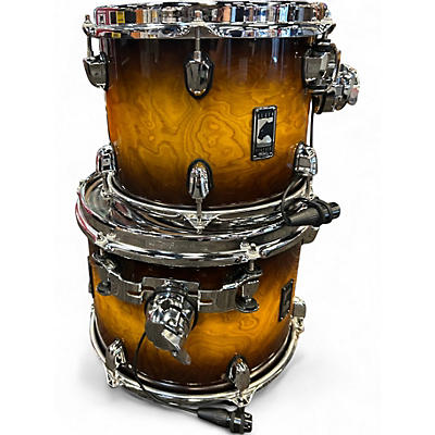 Used Mapex 5 Piece Black Panther Velvatone Butterburst Drum Kit