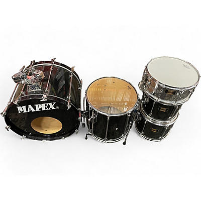 Mapex Used Mapex 5 Piece DRUM KIT Black Drum Kit