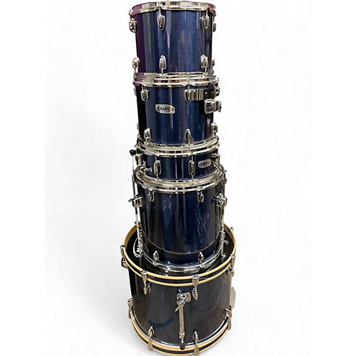 Mapex Used  Mapex 5 Piece Drum Kit Midnight Blue Midnight Blue