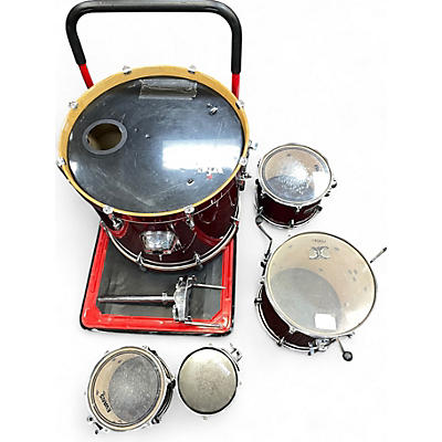 Used Mapex 5 Piece M SERIES 5 PIECE KIT Dakota Red Drum Kit
