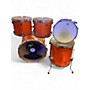 Used Mapex 5 Piece M Series Trans Orange Drum Kit Trans Orange