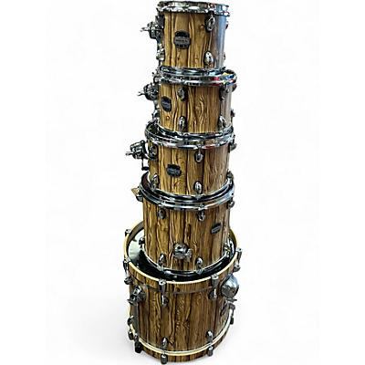 Used Mapex 5 Piece MARS SHELL PACK WOOD GRAIN Drum Kit