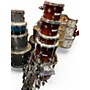 Used Mapex 5 Piece MERIDIAN BIRCH Tobacco Burst Drum Kit Tobacco Burst