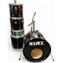 Used Mapex 5 Piece Mars Series Piano Black Drum Kit Piano Black
