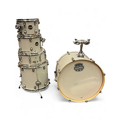 Used Mapex 5 Piece Mars Silver sparkle Drum Kit