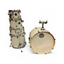 Used Mapex 5 Piece Mars Silver sparkle Drum Kit Silver sparkle