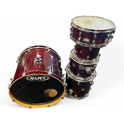 Used Mapex 5 Piece Meridian Red Drum Kit