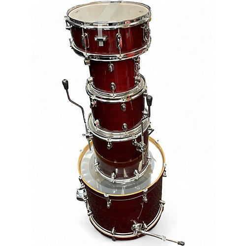 Used Mapex 5 Piece PRO M RED Drum Kit RED