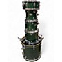 Used Mapex 5 Piece PRO TRANSPERANT EMERALD Drum Kit TRANSPERANT EMERALD