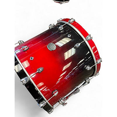 Used Mapex 5 Piece SATURN  SCARLETT FADE  Drum Kit