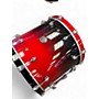Used Mapex 5 Piece SATURN  SCARLETT FADE  Drum Kit SCARLETT FADE