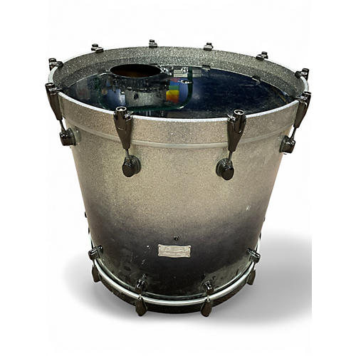 Used Mapex 5 Piece Saturn Black Silver Sparkle Drum Kit Black Silver Sparkle