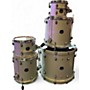 Used Mapex 5 Piece Saturn Evolution Birch Iridium Silver Drum Kit Iridium Silver