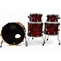 Used Mapex 5 Piece Saturn IV MH Red Strata Pearl Drum Kit Red Strata Pearl