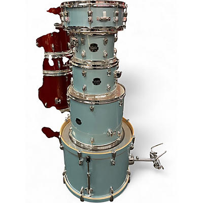 Used Mapex 5 Piece VENUS AQUA BLUE SPARKLE Drum Kit