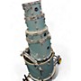 Used Mapex 5 Piece VENUS ROCK AQUA BLUE Drum Kit AQUA BLUE