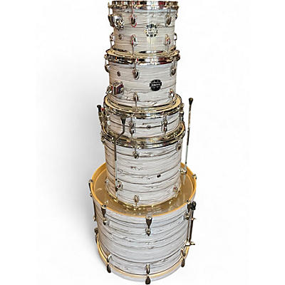 Used Mapex 5 Piece VENUS WHITE MARBLEWOOD Drum Kit