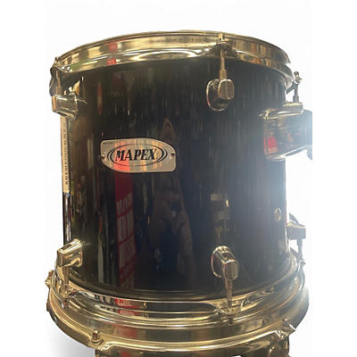 Used Mapex 5 Piece Venus 5 Piece Black Drum Kit