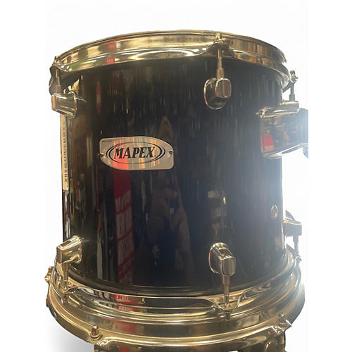 Used Mapex 5 Piece Venus 5 Piece Black Drum Kit Black