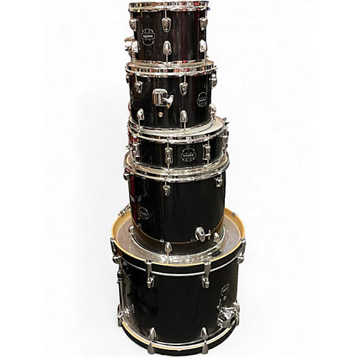 Used Mapex 5 Piece Venus Black Sparkle Drum Kit Black Sparkle